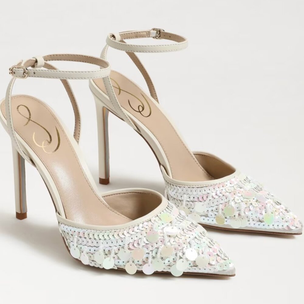 Sam edelman avril heels new no box bridal - Picture 2 of 12